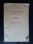 Maulana Sadr Ud-Din - De oorspronkelijkheid van den Qur’an