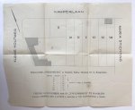[VEILINGBOEKJE ONROEREND GOED] - [Kaart betreffende onroerend goed Haarlem] Buitenverblijf "Vredenburg", Notarissen Grijseels, Smit en Ditmar te Amsterdam en Van Cranenburgh te Haarlem, 1929, 1 pp.