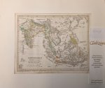 PERTHES, JUSTUS, - Map of Southeast Asia, including: Hindustan, Ceylon, Birma, Siam, Anam, Malacca, China, Philippines, Sumatra, Borneo, Java, Celebes, Moluccas.