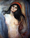 Rachel Esner - Man, Woman X Woman, Man - Félicien Rops X Edvard Munch