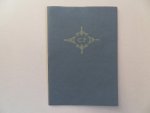 Plantin, Christopher. [ English translation by Gerard Previn Meyer ]. - The Happiness of this World, A Sonnet. [ Beperkte en genummerde oplage { 22 } van totaal 60 exemplaren ]
