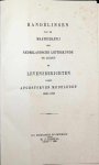 Collectief - Handelingen van de Maatschappij der Nederlandsche Letterkunde te Leiden en Levensberichten harer Afgestorven Medeleden 1928-1929