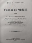 Vorsterman van Oyen, A.A. - Het vorstenhuis van Waldeck en Pyrmont