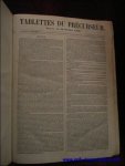 Collectief - Tablettes du precurseur d'Anvers. 1842.       Uitgave       Anvers        Opmerking      Met: : (1846-1887/1888)