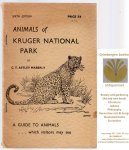 Astley Maberly, C. T. - Animals of Kruger National Park, a guide to animals which visitors may see