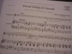 Dorselaer; Willy van (1930-1995) - Invocation et Dance; Opus 59 / por clarinette en sib et Piano