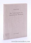 Krüger, Klaus. - Der Gottesbegriff der Spekulativen Theologie.