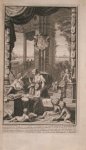 antique print (prent) - (de tegenwoordige staat van Holland). De stedenbeschrijver (..). Amsterdam & Alkmaar.
