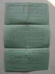 (genealogie, zaanstreek). - (van Orden family). Inschrijving in het handelsregister van de kamer van koophandel en fabrieken te Zaandam.