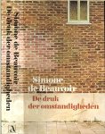 Beauvoir Simone Vertaald door L.  Witsenbur met Omslagontwerp  Peter van Hugten - Druk der Omstandigheden
