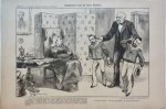 Braakensiek, Johan (1858-1940) - [Original lithograph/lithografie by Johan Braakensiek] Gladstone over de twee Keizers, 28 Maart 1897, 1 pp.