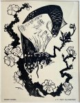 Ten Klooster, J.T. - [Original woodcut] Roofvogel, Bird of prey by J.T. ten Klooster, published before 1940, 1 p.