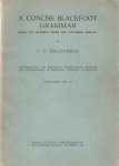 Uhlenbeck, C.C. - A concise Blackfoot Grammar based on material from the Southern Peigans