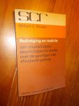 RHODES, WILLIAM C., - Bedreiging en reaktie. Een maatschappij-psychologische studie over de gevolgen van afwijkend gedrag.