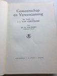 Oosterzee, prof.dr. J.J. (M. van Rhijn (prof.dr./ Hoogleeraar te Utrecht)). - Gemeenschap en Vereenzaming. Een Studie over J.J. van Oosterzee