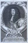 Vertue, George (1684-1756) after Lely, Sir Peter (1618-1680) - [Etching and engraving, portrait print] CHARLES II KING OF ENGLAND..., 1736.