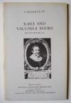 De Graaf Catalogue 47. - Rare and valuable books printed before 1800, offered for sale.