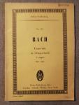 Schering, Arnold - Bach concerto for 3 harpsichords in C gr. BWV 1064 zakpartituur