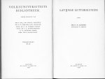 Janssen, H.H. - Latijnse letterkunde