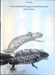 Arntzen, J.W - On the Evolutionay Biology of the Old World Newts, genus Triturus. / Een serie artikelen over de afstamming, oecologie en verspreiding van het geslacht Triturus, de watersalamanders van de Oude Wereld