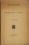 Leendertz Jr., Dr. P. - Bibliographie der werken van P.C. Hooft