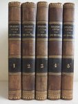Brandt, Gerard. - Het leven en bedryf van den heere Michiel de Ruiter; hertog, ridder, etc. L. Admiraal Generaal van Hollandt en West-Vrieslandt. Complete set of 5 volumes.
