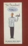 President - The President : blue ribbon transatlantic flight : menu on board