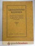 Oordt, M. Hofman, J. Fraanje en G.H. Kersten, Ds. J.R. van - Gedachtenisredenen --- Uitgesproken bij de herdenking van de 25 jarige vereeniging der Gereformeerde Gemeenten in Nederland op 10 october 1932 te Rotterdam