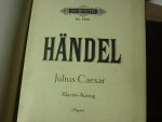 Handel; Georg Friedrich (1685-1759) - Julius Caesar [Giulio Cesare in Egitto] HWV 17 Oper in 3 Akten Gekürzte und bearbeitete Fassung  voor: 4 solisten (SATB), gemengd koor (SATB), orkest, orgel  Piano-uittreksel