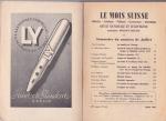 Digest / Wartime Magazine - Le Mois Suisse - 6me année, No, 64 - Juillet 1944