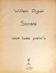 Pijper, Willem: - Sonate voor twee piano`s