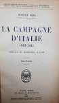 JARS Robert (officier de cadre de réserve), JUIN A. Maréchal (préface) - La campagne d'Italie 1943-1945