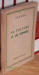  - La culture et les hommes