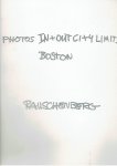 RAUSCHENBERG, Robert - Rauschenberg - Photos In + Out City Limits - Boston.