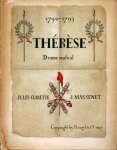 Massenet, Jules: - Thérèse. Drame musical en deux actes de Jules Claretie. Partition chant et piano
