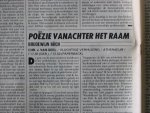 Büch, Boudewijn - Poezie vanachter het raam