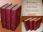 Moliere, Rene Bray, Jacques Scherer Dussane - Oeuvres completes de Moliere, Tomes I-III. Edition etablie, presentee et annotee par Rene Bray, precedee d'une etude sur Moliere a la scene par Dusanne