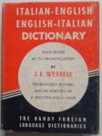 Wessely J E Thoroughly revised and written by Rigutini G and Payn G - Italian - English English - Italian Dictionary