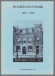 Netiv, Ariela H. - Inventaris van het archief van de Leidse Spaarbank, 1818-1970 (1971)
