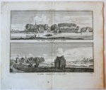 Spilman, Hendricus (1721-1784) after Beijer, Jan de (1703-1780) - Het Dorp Vreeswijk of de Vaart. / Het Dorp Vreeswijk, op Vianen ziende.