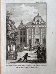 Reinier Vinkeles (1741-1816), after Jacobus Buys (1724-1801) - [Antique print, etching and engraving, The Hague] Bezending der Staaten aan den Prins op 't Huis in 't Bosch , Aankomst van de afvaardiging van de Staten bij Willem V, 1788.
