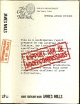 Mills, James .. Geautoriseerde vertaling van P. A. Zandstra. - Rapport Aan De Hoofdcommissaris