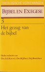 Knevel, Drs. A.G. e.a. - Het gezag van de bijbel [Reeks: Theologische Verkenningen / Deel 3 in serie Bijbel en Exegese]