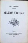 Paul Verlaine - Chansons pour Elle