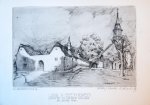 Hedwig Brecher-Eibuschitz (1880-1938) - [Modern print, drypoint] H. Brecher-Eibuschitz, The house where Ludwig van Beethoven lived in 1817, 1926.