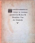 Schalk, Henriëtte van der - Sonnetten en verzen in terzinen