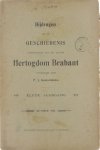 P. J. Goetschalckx - Bijdragen tot de Geschiedenis bijzonderlijk van het aloude Hertogdom Brabant, 11e jaargang, oktober 1912