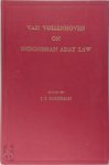 Cornelis van Vollenhoven, Koninklijk Instituut Voor Taal-, Land- En Volkenkunde - Van Vollenhoven on Indonesian Adat Law