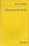 Johnen, Kurt - Allgemeine Musiklehre