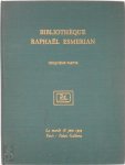 Unknown - Bibliothèque Raphaël ESMERIAN. TOME I à V.  Vente à Paris, palais Galliéra, le mardi 6 juin 1972 .... Vente à Paris, Palais Galliéra ... 18 juin 1974 ... Livres illustrés modernes (1874-1970) ... Très belles reliures